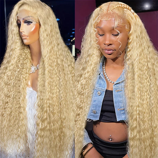 Hd Lace Frontal Blonde Human Hair Wigs